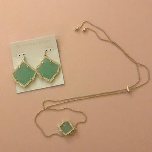 Kendra Scott earrings necklace set